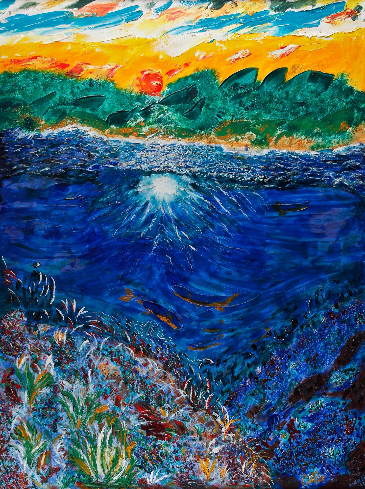 Two Worlds. 48x36