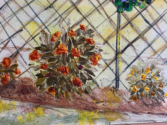 African Marigolds on Summer Display 12 x 16